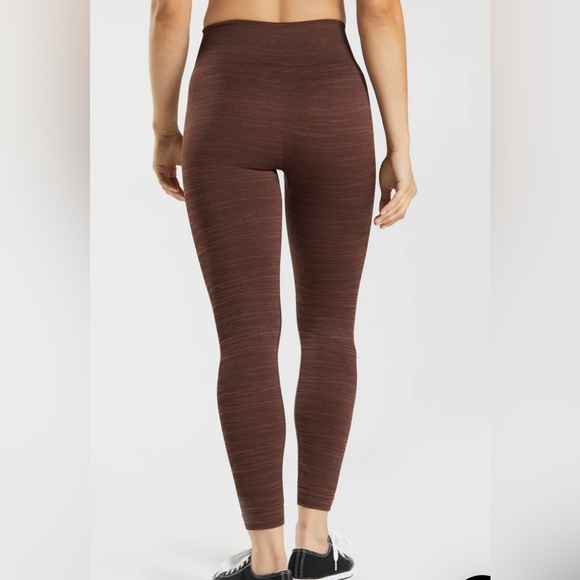 Gymshark Heathered Brown Legging Size S - Picture 2 of 5